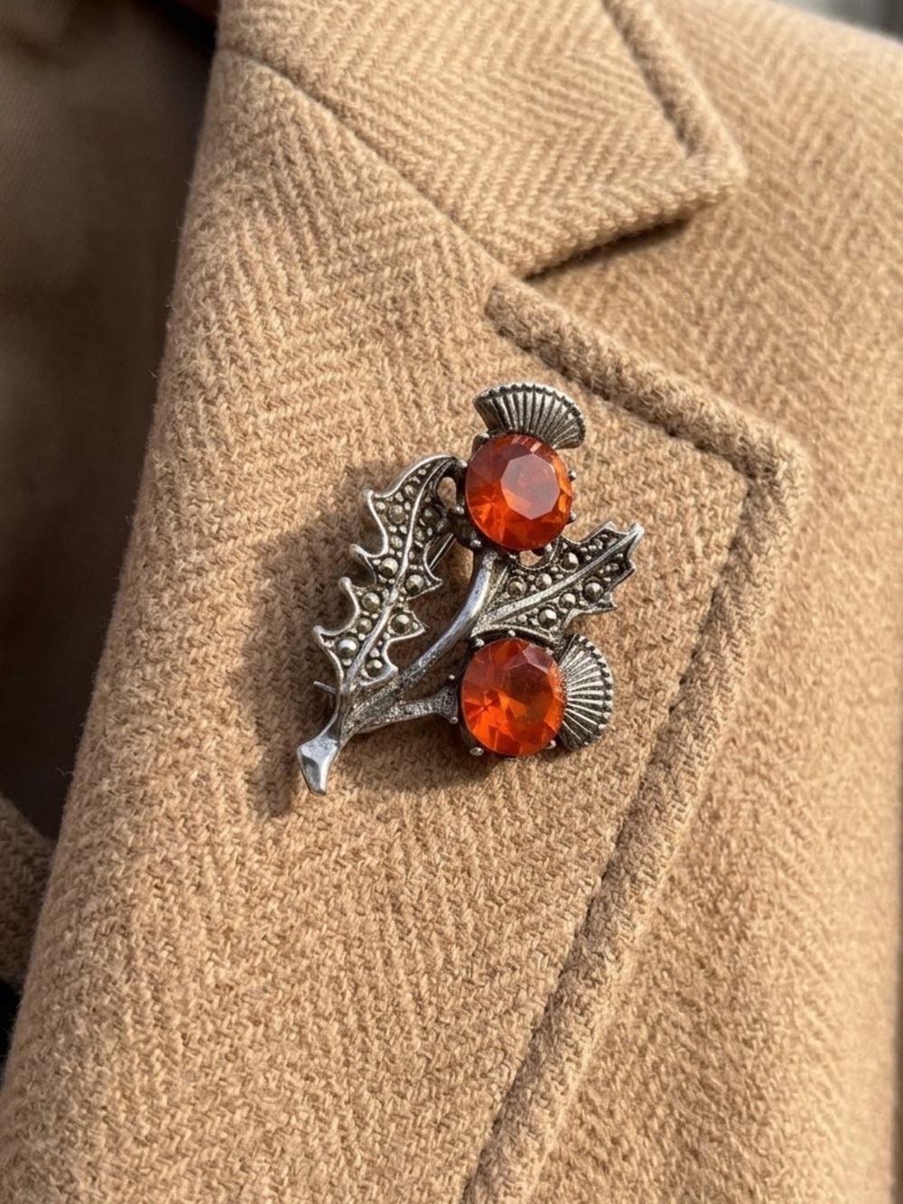 Vintage Miracle Scottish Thistle Brooch Pin
Made in Scotland